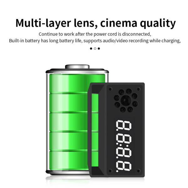 Camera Wifi Đồng Hồ Để Bàn T12 Pro Full 4K - Hình ảnh 2