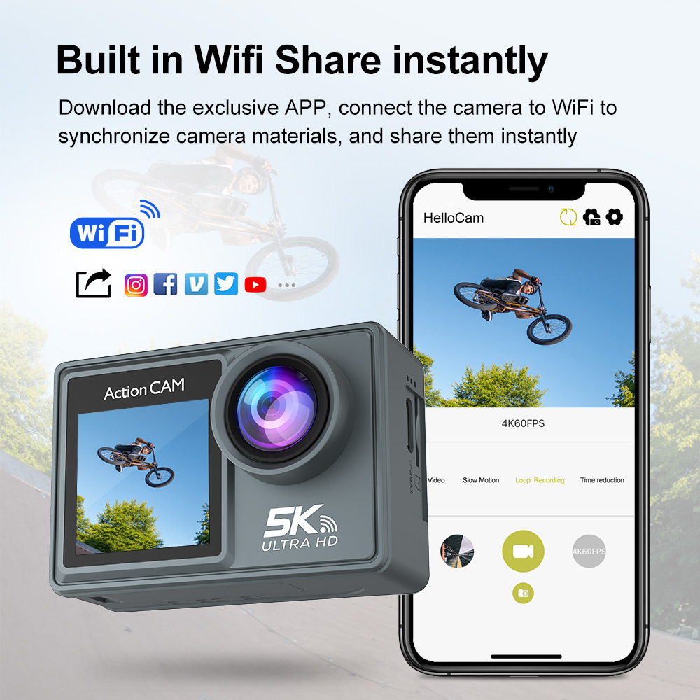 Camera Hành Động GT25 5K ULTRA 7 Camera Hành Động GT25 5K ULTRA - Ảnh 5