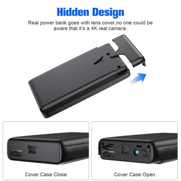 Camera Sạc Dự Phòng W28 Pro 4K 8 Camera Sạc Dự Phòng W28 Pro 4K - Ảnh 6