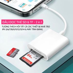 Đầu Lọc Thẻ Nhớ Điện Thoại Chân Sạc Linghtning 7 dau loc the nho dien thoai chan lightning 2