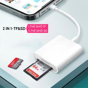 Đầu Lọc Thẻ Nhớ Điện Thoại Chân Sạc Linghtning 8 dau loc the nho dien thoai chan lightning 3