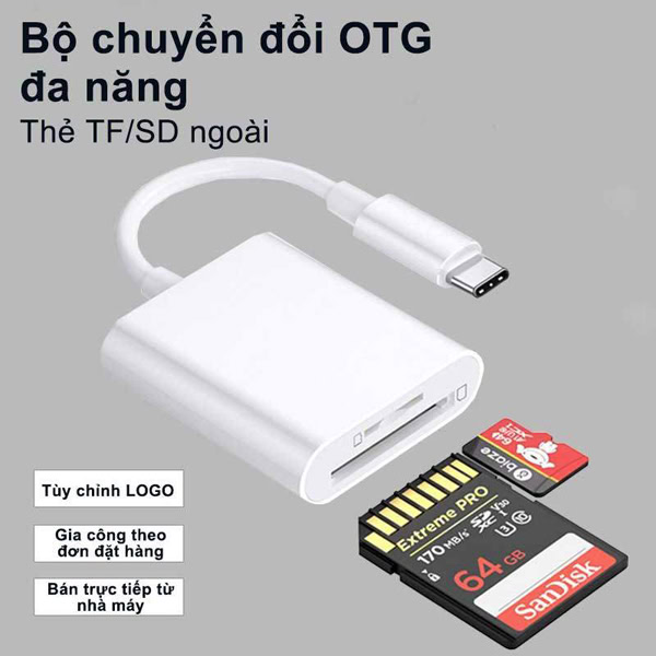 Đầu Lọc Thẻ Nhớ Điện Thoại Chân Sạc Type C 4 Đầu Lọc Thẻ Nhớ Điện Thoại Chân Sạc Type C - Ảnh 2